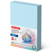 Бумага цветная BRAUBERG, А4, 80 г/м2, 500 л., пастель, голубая, для офисной техники, 115218 за 1 102 ₽. Бумага цветная форматная. Доставка по РФ. Без переплат!