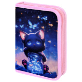 Пенал BRAUBERG с наполнением, 1 отделение, 1 откидная планка, 24 предмета, 21х14 см, "Night catcher", 273530 за 612 ₽. Пеналы с наполнением.  Доставка по РФ. Без переплат!