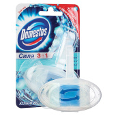 Блок туалетный подвесной твердый 40 г DOMESTOS (Доместос) "Атлантик", основной блок за 219 ₽. Освежители для туалета.  Доставка по РФ. Без переплат!
