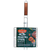 Решетка-гриль универсальная, 47х(20х24х2см), МАЛАЯ, хромированная, TAIGARU (ТАЙГАРУ), 702548 за 315 ₽. Решетки-гриль.  Доставка по РФ. Без переплат!