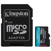 Карта памяти microSDXC 256GB KINGSTON Canvas Go Plus UHS-I U3, 170 Мб/с (class 10), SDCG3/256GB за 3 884 ₽. Карты памяти.  Доставка по РФ. Без переплат!