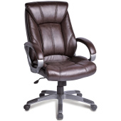 Кресло офисное BRABIX "Maestro EX-506", экокожа, коричневое, 530878 за 20 083 ₽. Кресла для руководителей.  Доставка по РФ. Без переплат!