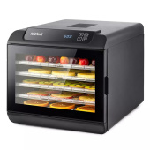 Сушилка для овощей KITFORT КТ-1905, 500 Вт, 12 поддонов, электронное управление, черная/серебристая за 16&nbsp;940 ₽. Сушилки для продуктов.  Доставка по РФ. Без переплат!