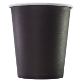 Стакан одноразовый бумажный 250/280 мл, D 80 мм, КОМПЛЕКТ 50 шт., однослойный, ЧЕРНЫЙ, холодное/горячее, ФОРМАЦИЯ, HB80-280-0458 за 238 ₽. Стаканы и чашки одноразовые.  Доставка по РФ. Без переплат!