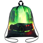 Мешок для обуви BRAUBERG KIDS, с петлей, 42х34 см, "Зеленый город", 274642 за 227 ₽. Мешки для обуви.  Доставка по РФ. Без переплат!
