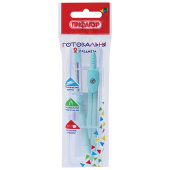 Готовальня ПИФАГОР 2 предмета: циркуль 120 мм, запасные грифели, пластиковый пенал, ассорти, 210861 за 58 ₽. Циркули и готовальни.  Доставка по РФ. Без переплат!