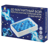 Игра настольная логическая "Магнитный бой" 3D, 20 магнитов, игр поле 22х12 см, ЗОЛОТАЯ СКАЗКА, 665896 за 422 ₽. Настольные игры.  Доставка по РФ. Без переплат!