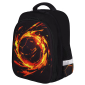 Ранец BRAUBERG KIDS STANDARD, 2 отделения, Fire split, 3D-панель, 36х28х14 см, 273147 за 3 330 ₽. Ранцы для начальной школы.  Доставка по РФ. Без переплат!