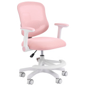 Кресло детское с подставкой для ног BRABIX KIDS "MG-215", сетка/ткань TW, розовое, 533311 за 10&nbsp;196 ₽. Кресла детские.  Доставка по РФ. Без переплат!