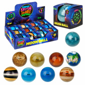 Мяч-прыгун КРУТОЙ ЗАМЕС Moon Ball "ПЛАНЕТЫ", 6 см, ассорти 4 цвета, 1TOY, Т26275 за 176 ₽. Игрушки релаксирующие.  Доставка по РФ. Без переплат!