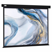Экран Cactus Wallscreen CS-PSW-180X180-BK, 180x180 см, 1:1, настенно-потолочный, черный, PSW-180x180-BK за 7 840 ₽. Экраны проекционные.  Доставка по РФ. Без переплат!