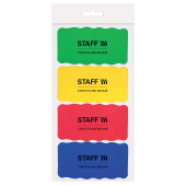 Стиратели магнитные для магнитно-маркерной доски, 57х107 мм, КОМПЛЕКТ 4 ШТ., STAFF "Basic", ассорти, 237512 за 151 ₽. Губки-стиратели.  Доставка по РФ. Без переплат!