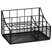 Органайзер для косметики и мелочей металлический 4 секции, MONTE VITA, 160х240х150 мм, черный, 272480 за 926 ₽. Подставки канцелярские без наполнения.  Доставка по РФ. Без переплат!