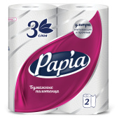 Полотенца бумажные бытовые, спайка 2 шт., 3-слойные (2х10,8 м), PAPIA, 22,7x12 см, белые, 5081504 за 149 ₽. Полотенца бумажные офисно-бытовые.  Доставка по РФ. Без переплат!