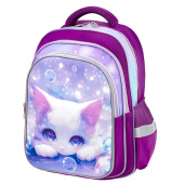 Рюкзак SNOOBAG (СНУБЭГ) FLOSSY, 2 отделения, 3 кармана, "Мечтатель", объемный дизайн, 40х28х18 см, 274441 за 1&nbsp;501 ₽. Рюкзаки для начальной и средней школы.  Доставка по РФ. Без переплат!