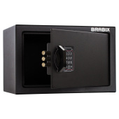 Сейф мебельный BRABIX "SF-200EL", 200х310х200 мм, электронный замок, черный, 291145, S103BR211214 за 6 139 ₽. Сейфы мебельные, офисные.  Доставка по РФ. Без переплат!