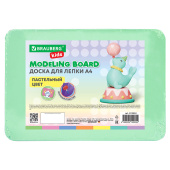 Доска для лепки А4, 280х200 мм, BRAUBERG KIDS, пастельные цвета, ассорти, 274252 за 75 ₽. Доски, стеки и формочки для лепки.  Доставка по РФ. Без переплат!
