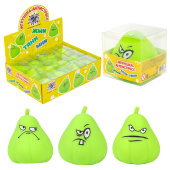 Игрушка-антистресс "ГРУША-ЗЛЮКА", 9х7 см, ассорти, 3 вида, дисплей, JOLLY JOT (ДЖОЛЛИ ДЖОТ), 665790 за 116 ₽. Игрушки релаксирующие.  Доставка по РФ. Без переплат!