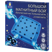 Игра настольная логическая "Магнитный бой", 24 магнита, доска 28х28 см, ЗОЛОТАЯ СКАЗКА, 665894 за 383 ₽. Настольные игры.  Доставка по РФ. Без переплат!