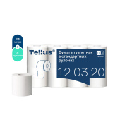 Бумага туалетная Tellus/TORK (Система T4) PREMIUM, спайка 8 рулонов по 23 метра, 2-слойная, белая, 120320 за 407 ₽. Туалетная бумага профессиональная.  Доставка по РФ. Без переплат!