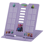 Подставка для книг и учебников BRAUBERG KIDS mini "Monsters" с таблицей умножения, регулируемый угол наклона, металлическая, 238976 за 273 ₽. Подставки для книг.  Доставка по РФ. Без переплат!