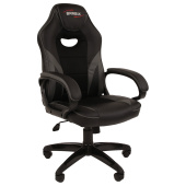 Кресло компьютерное BRABIX "Accent GM-161", TW/экокожа, черное/серое, 532576, 7083504 за 17 587 ₽. Кресла игровые.  Доставка по РФ. Без переплат!