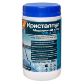 Средство для очистки воды в бассейнах, 1 кг, КРИСТАЛПУЛ УЛЬТРА 20, медленный хлор, таблетка 20 г, KPMB20S1 за 1&nbsp;225 ₽. Химия для бассейнов.  Доставка по РФ. Без переплат!