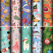 Бумага упаковочная новогодняя "Сказочный подарок", 70х100 см, 10 дизайнов ассорти, ЗОЛОТАЯ СКАЗКА, 592562 за 44 ₽. Бумага упаковочная подарочная новогодняя.  Доставка по РФ. Без переплат!