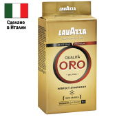 Кофе молотый LAVAZZA "Qualita Oro" 250 г, арабика 100%, ИТАЛИЯ, 1991 за 1&nbsp;187 ₽. Кофе молотый.  Доставка по РФ. Без переплат!