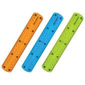 Линейка 20 см гибкая BRAUBERG "FLEX", пластиковая, ассорти, европодвес, 210674 за 69 ₽. Линейки.  Доставка по РФ. Без переплат!