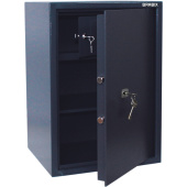 Сейф BRABIX "КМ-620Т", 620х430х375 мм, 35 кг, ключевой замок + полка, трейзер, крепление к стене, 291167 за 25&nbsp;314 ₽. Сейфы мебельные, офисные.  Доставка по РФ. Без переплат!
