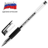Ручка гелевая РОССИЯ "PATRIOT-GT", ЧЕРНАЯ, корпус прозрачный, узел 0,7 мм, линия письма 0,4 мм, BRAUBERG, 143960 за 31 ₽. Ручки гелевые неавтоматические.  Доставка по РФ. Без переплат!