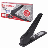 Степлер МОЩНЫЙ №24/6-23/24 BRAUBERG "Heavy duty MX", до 200 листов, черный, 222564 за 3&nbsp;291 ₽. Степлеры мощные.  Доставка по РФ. Без переплат!