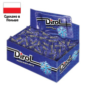 Жевательная резинка DIROL "Морозная мята", 50 мини-упаковок по 2 подушечки, 272 г, 9001397 за 992 ₽. Жевательные резинки. Доставка по РФ. Без переплат!