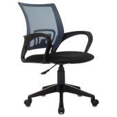 Кресло BRABIX "Fly MG-396", с подлокотниками, сетка, серое/черное, 532085 за 6&nbsp;262 ₽. Кресла для персонала.  Доставка по РФ. Без переплат!