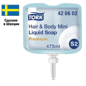 Картридж с жидким мылом-гелем одноразовый TORK (Система S2) Premium, 0,475 л, 420602 за 909 ₽. Картриджи с жидким мылом и мылом-пеной.  Доставка по РФ. Без переплат!