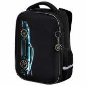 Ранец BRAUBERG LIGHT, 1 отделение, с брелком, Vertical car, 36х26х13 см, 273110 за 4&nbsp;355 ₽. Ранцы для начальной школы.  Доставка по РФ. Без переплат!