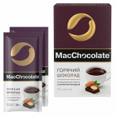 Горячий шоколад MACCHOCOLATE растворимый с ароматом миндаля, пакетик 20 г, 64385 за 21 ₽. Какао, горячий шоколад.  Доставка по РФ. Без переплат!