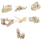 Сборная модель из дерева, АССОРТИ, РК за 219 ₽. Конструкторы.  Доставка по РФ. Без переплат!
