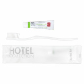 Зубной набор КОМПЛЕКТ 300 шт., HOTEL COLLECTION (зубная щётка + зубная паста 5 г), саше, флоупак, 81646, 00-00027999 за 9&nbsp;157 ₽. Косметика для гостиниц.  Доставка по РФ. Без переплат!