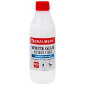 Клей ПВА BRAUBERG, 0,5 кг, универсальный (бумага, картон, дерево), 600982 за 195 ₽. Клей ПВА.  Доставка по РФ. Без переплат!