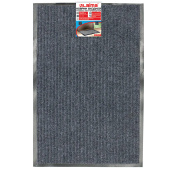 Коврик входной ворсовый влаго-грязезащитный 60х90 см, толщина 7 мм, ребристый, серый, LAIMA, 602867 за 562 ₽. Коврики входные грязезащитные.  Доставка по РФ. Без переплат!