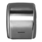 Сушилка для рук SONNEN HD-230S, 2100 Вт, нержавеющая сталь, антивандальная, хром, 604195 за 11&nbsp;100 ₽. Сушилки для рук.  Доставка по РФ. Без переплат!