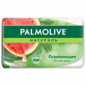 Мыло туалетное 90 г, PALMOLIVE НАТУРЭЛЬ "Летний арбуз", освежающее, 32940, 8693495032940 за 111 ₽. Мыло кусковое.  Доставка по РФ. Без переплат!