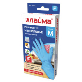 Перчатки нитриловые многоразовые ОСОБО ПРОЧНЫЕ, 5 пар (10 шт.), M (средний), голубые, LAIMA, 605017 за 200 ₽. Перчатки латексные и резиновые.  Доставка по РФ. Без переплат!