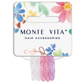 Резинки для волос НАБОР 5 шт., диаметр 2,5 см, пружинка, разные цвета, MONTE VITA (МОНТЕ ВИТА), 457061 за 59 ₽. Резинки для волос.  Доставка по РФ. Без переплат!
