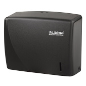 Диспенсер для полотенец LAIMA PROFESSIONAL ORIGINAL (Система H2), Z-сложения, черный, ABS-пластик, 605760 за 1 366 ₽. Диспенсеры для полотенец.  Доставка по РФ. Без переплат!