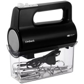 Миксер TIMBERK T-HM40S50, 700 Вт, 5 скоростей, 2 венчика, 2 крюка для теста, контейнер, черный за 2 719 ₽. Миксеры.  Доставка по РФ. Без переплат!