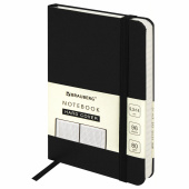 Блокнот МАЛЫЙ ФОРМАТ (93х140 мм) А6, BRAUBERG ULTRA, балакрон, 80 г/м2, 96 л., клетка, черный, 113052 за 296 ₽. Бизнес-блокноты и бизнес-тетради.  Доставка по РФ. Без переплат!