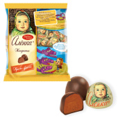 Конфеты шоколадные КРАСНЫЙ ОКТЯБРЬ "Аленка", крем-брюле, купол, 250 г, пакет, КО08238 за 177 ₽. Конфеты фасованные.  Доставка по РФ. Без переплат!